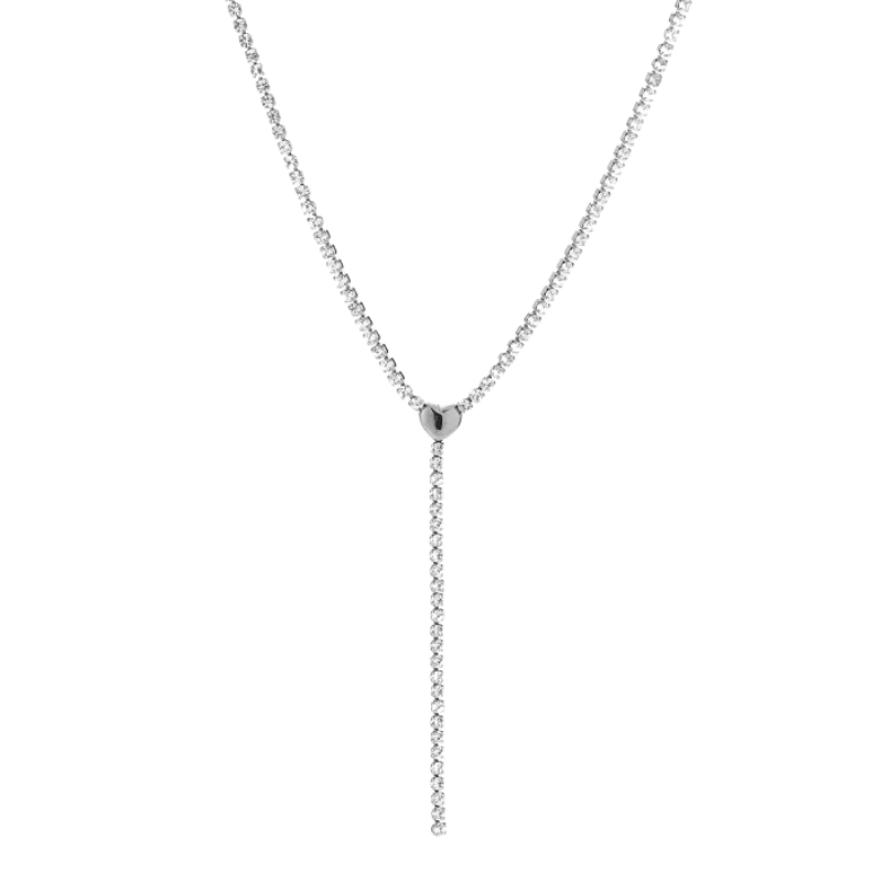 Y ketting met hartje