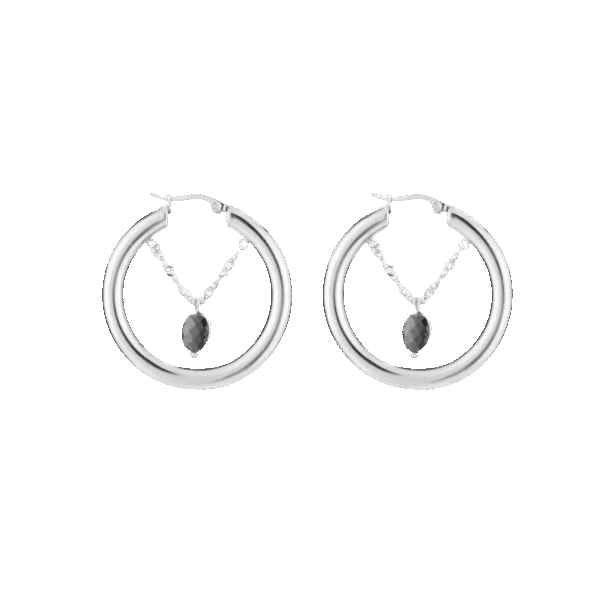 Hoops met natuur steentje