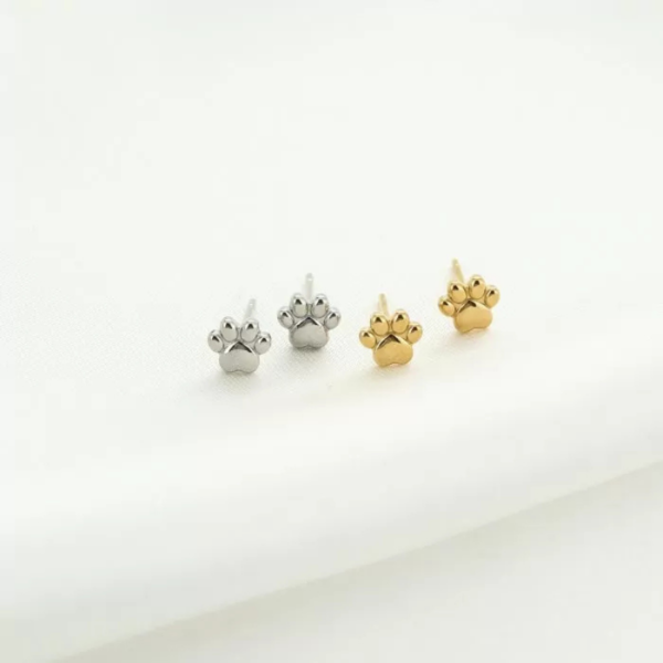 Oorbellen paw studs