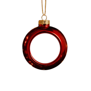 Kerstbal gepersonaliseerd, kerstbal, 8cm doorsnede, kunststof, gepersonaliseerd, diverse kleuren