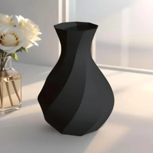 Vaas Groot Model 01 - Charcoal Black, geprint, verschillende maten,