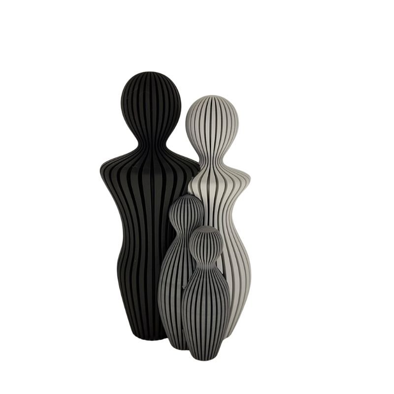 Familie 2 Kinderen, Kunststof,