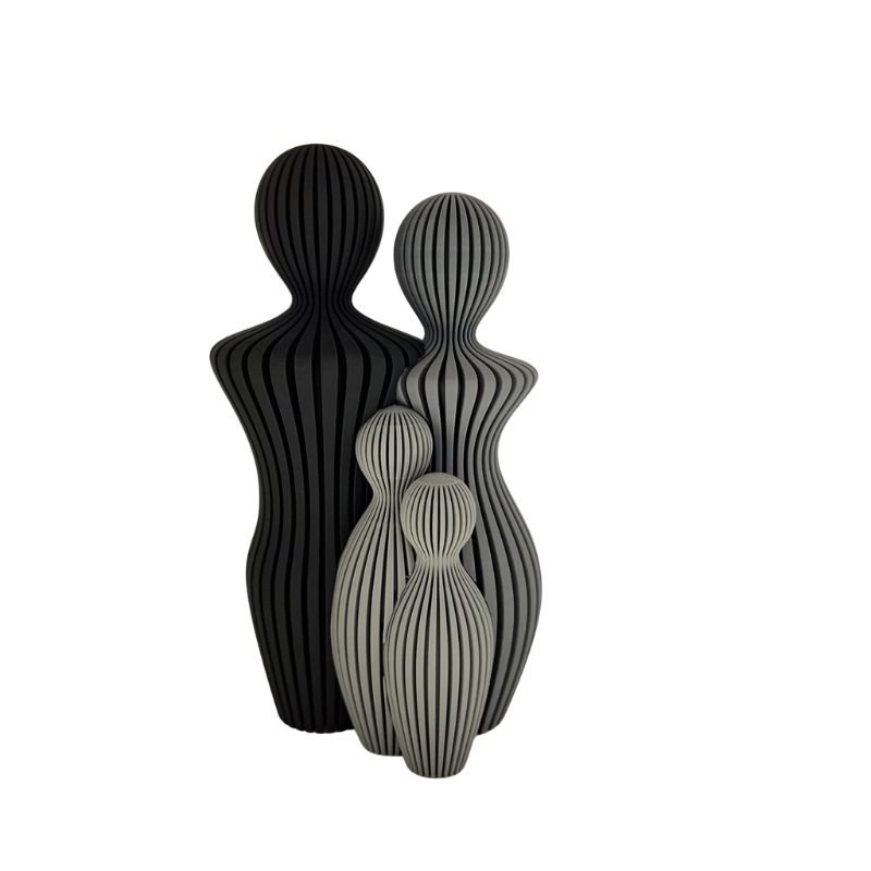 Familie 2 Kinderen, Kunststof,