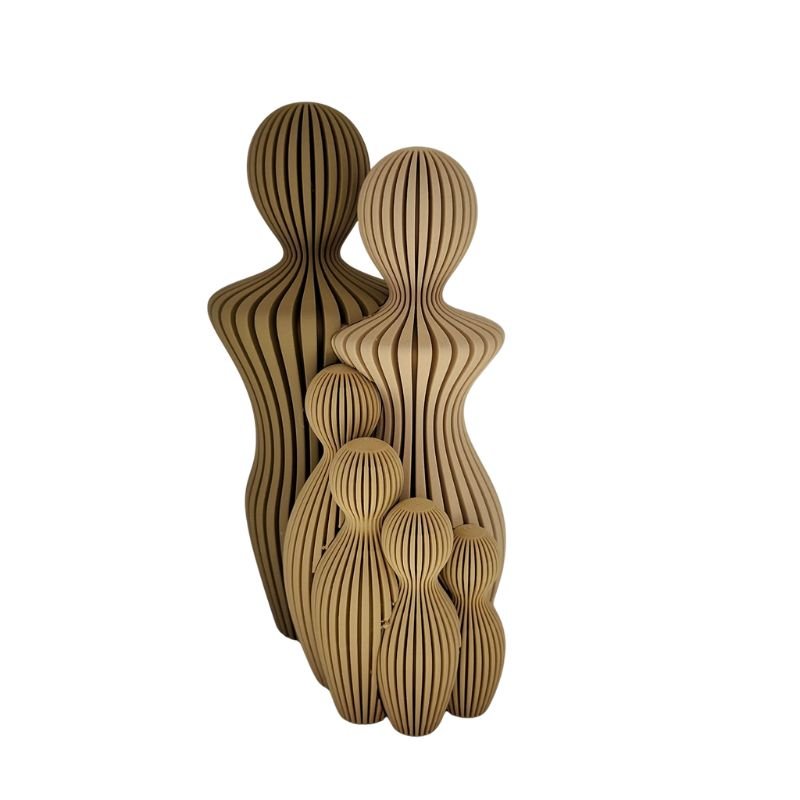 Familie 4 Kinderen, Kunststof,