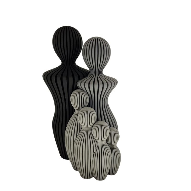 Familie 4 Kinderen, Kunststof,