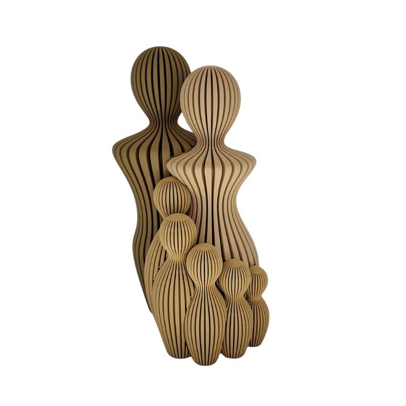Familie 5 Kinderen, Kunststof,