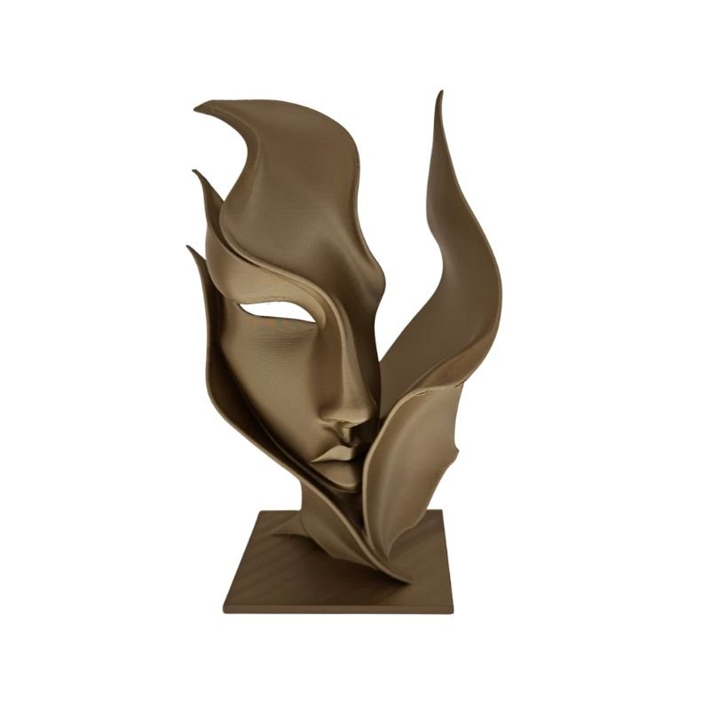 Sculpture Abstract Face