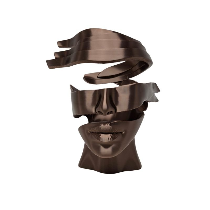 Sculpture Fragmented Face