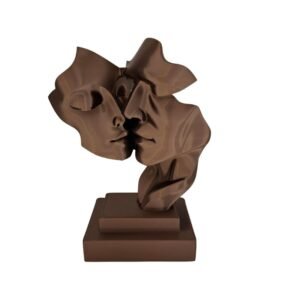 culpture Modern Loving, Iridiumgoud, 3D geprint, kunststof