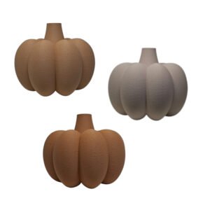 Pompoen Vaas-Bottenwit-Caramel-Lattebruin