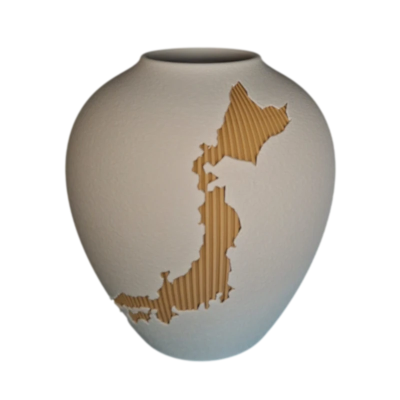Kinstu Nihon Vaas-Lattebruin-250